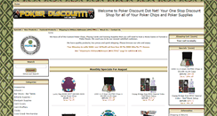 Desktop Screenshot of pokerdiscount.net