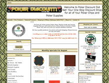 Tablet Screenshot of pokerdiscount.net